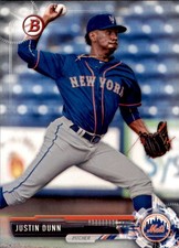 2017 Bowman Draft #BD49 Justin Dunn - BB
