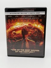 Oppenheimer 4K Ultra HD Blu-ray Digital Code Christopher Nolan Cillian Murphy