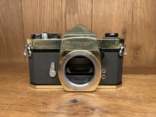  Polished Glossy Gold : CLA'd Pentax Spotmatic SP Film Camera Body From Japan