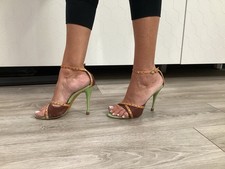 Worn Women High Heels Size 7  Micheal Antonio