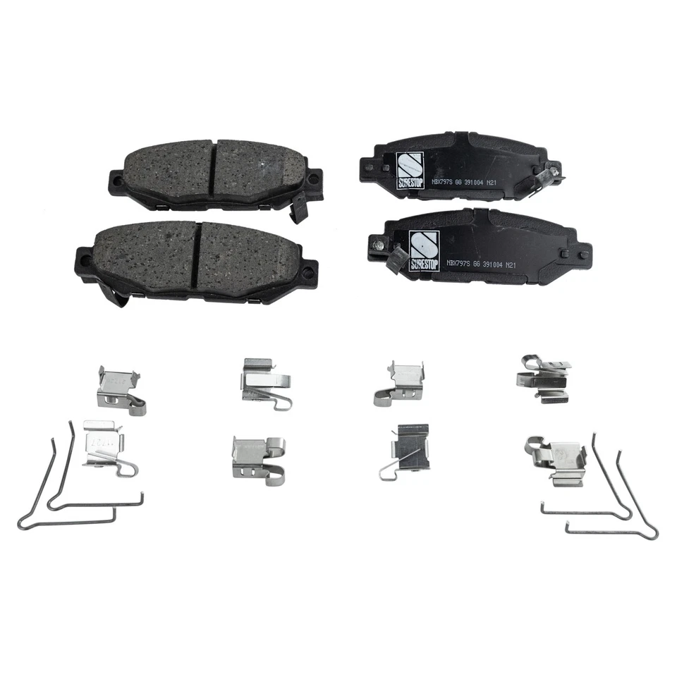 Rear Brake Disc Rotors and Pads Kit for Lexus SC300 SC400 Toyota Supra GS300 - Image 3 of 4