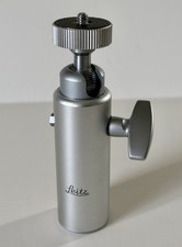 Vintage Leitz Leica Tilt Swivel Ball Socket Tripod Head 5" Tall Germany