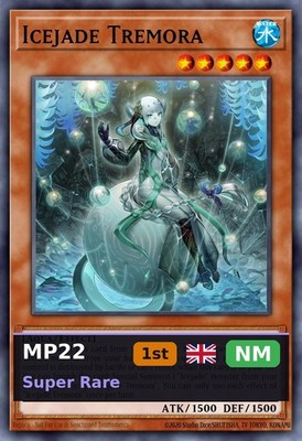 Icejade Tremora MP22-191 1st Edition NM EN Yu-Gi-Oh