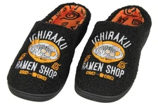 Naruto Shippuden Anime Men's Ichiraku Ramen Shop Embroidered House Slippers