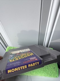 Monster Party: Nintendo Entertainment System NES Tested 1989 Authentic Cartridge
