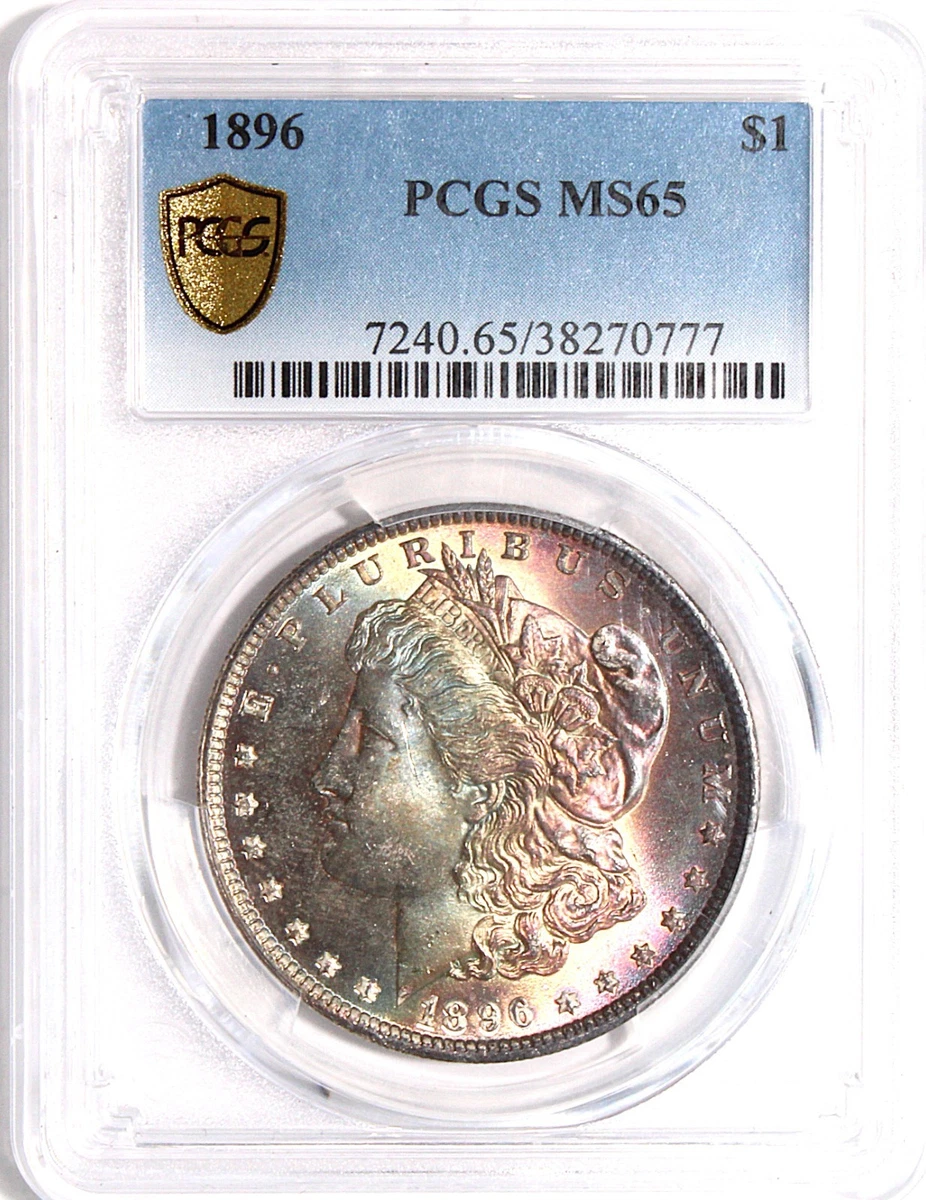 1896 モルガンダラー PCGS MS65PL Morgan dollar 1896 P Morgan Silver Dollar PCGS MS-65 | eBay