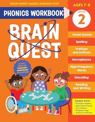 Brain Quest Phonics Workbook: Grade 2 by Workman Publishing