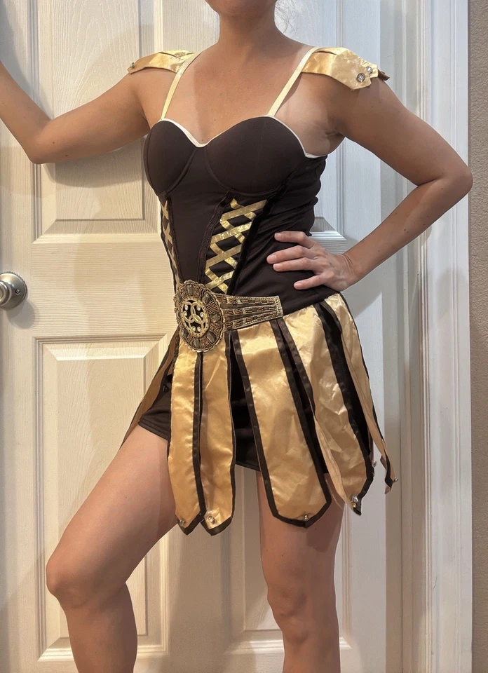 Disfraz de Halloween Recuerda a los Troyanos Dreamgirl Sexy Disfraz de Guerrero Pequeño Foto 4 de 4