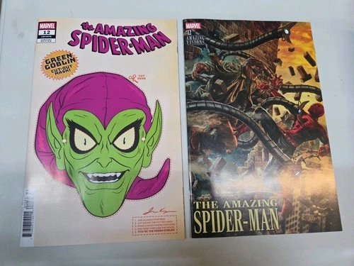 AMAZING SPIDER-MAN #12 MARVEL COMICS 2025 BERMEJO AMAZING VISIONS VARIANT & MASK