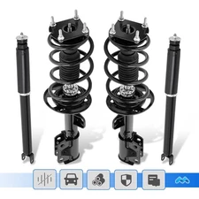 Front Rear Struts Shocks Absorbers w/Coil Spring For 2011-2013 Ford Explorer AWD