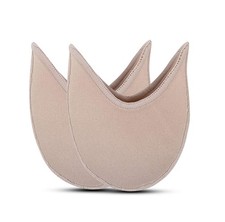 Ballet Pointe Shoe Socks Pad, Knitted Fabric Toe Cap Cover Ballet Slipper Toe...