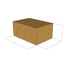 5 13x9x6 Kraft Brown Corrugated Shipping Boxes 32 ECT Single-Wall New