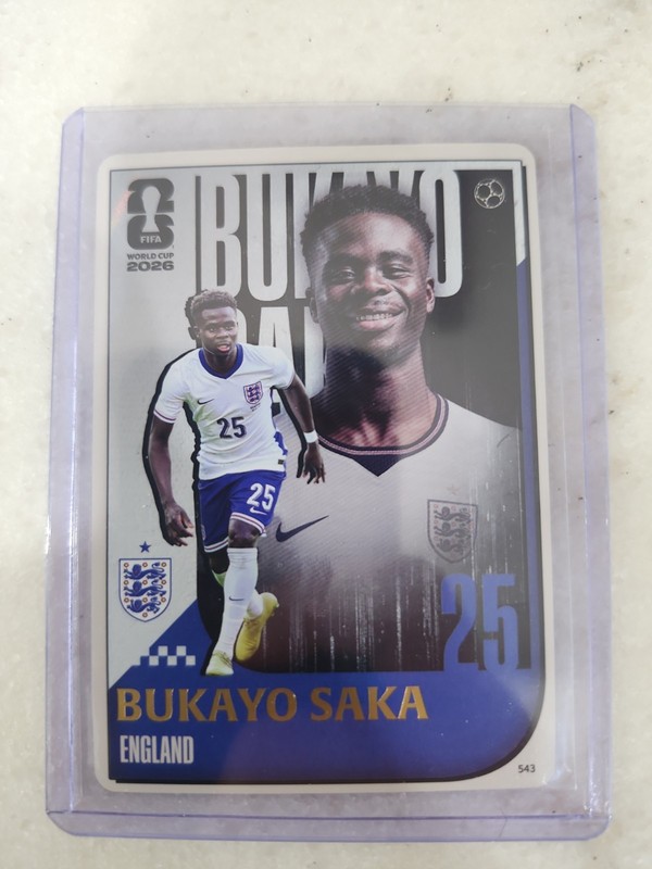 Bukayo Saka England #543 Panini Kayou FIFA World Cup 2026