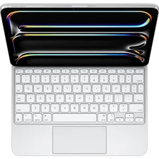 Apple Magic Keyboard Case for iPad Pro 11-Inch (M4) in White - MWR03LL/A