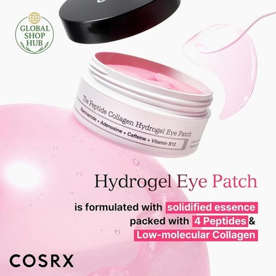 COSRX Collagen Peptides Hydrogel Under Eye Patch for Puffy Eyes and Dark Circles