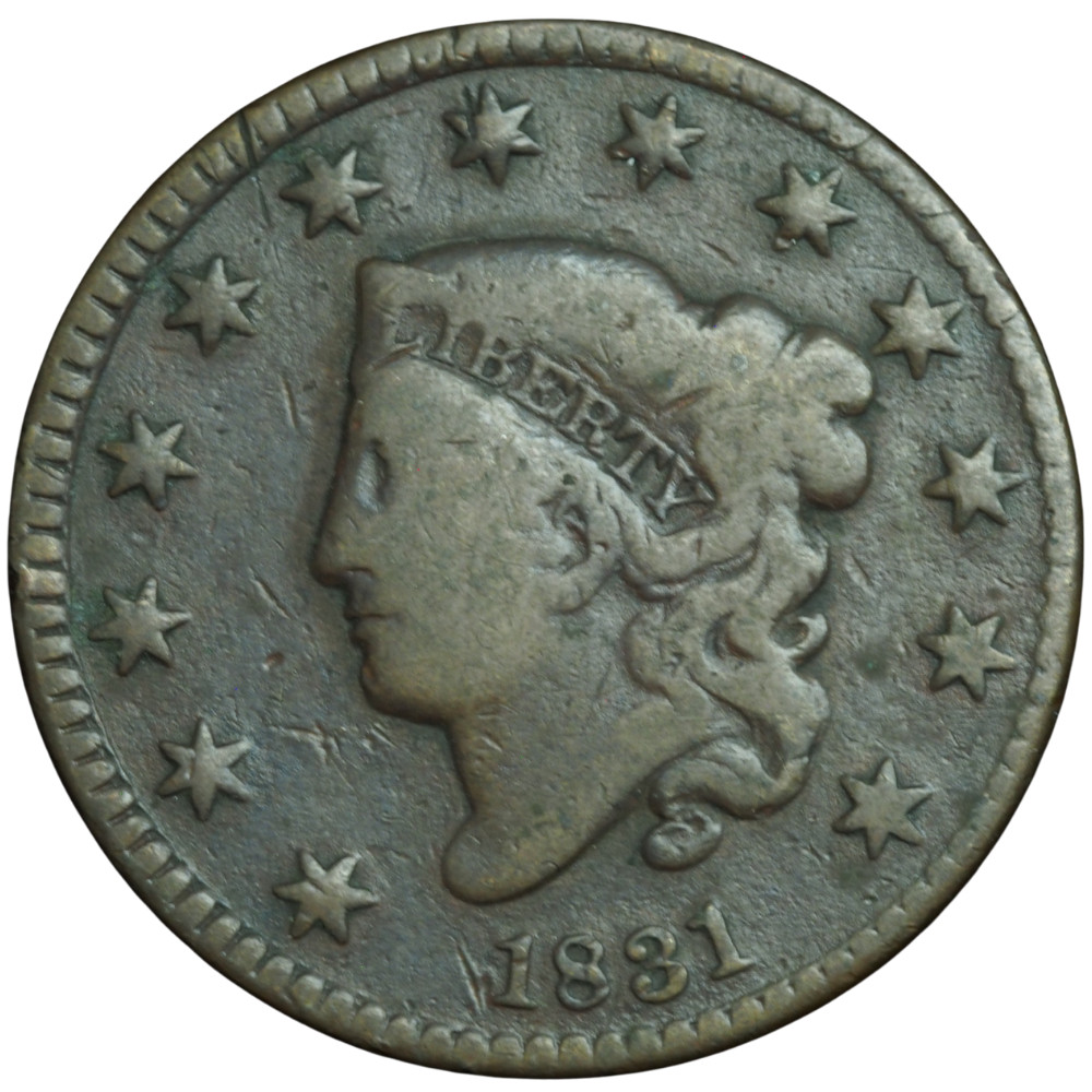 1831 Liberty Head Large Cent Fine Condition *JE