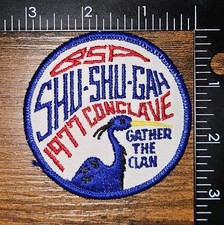Shu Shu Gah Lodge 24 1977 Conclave Gather the Clan BSA OA WWW Patch
