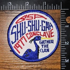 Shu Shu Gah Lodge 24 1977 Conclave Gather the Clan BSA OA WWW Patch