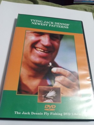 TYING JACK DENNIS' NEWEST PATTERNS (DVD) - FLY TYING - INSTRUCTIONAL - FISHING