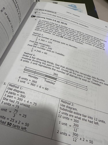 Singapore Primary Mathematics 5A 5B U.S. Edition Textbook Home Instructors Guide - Picture 6 of 10