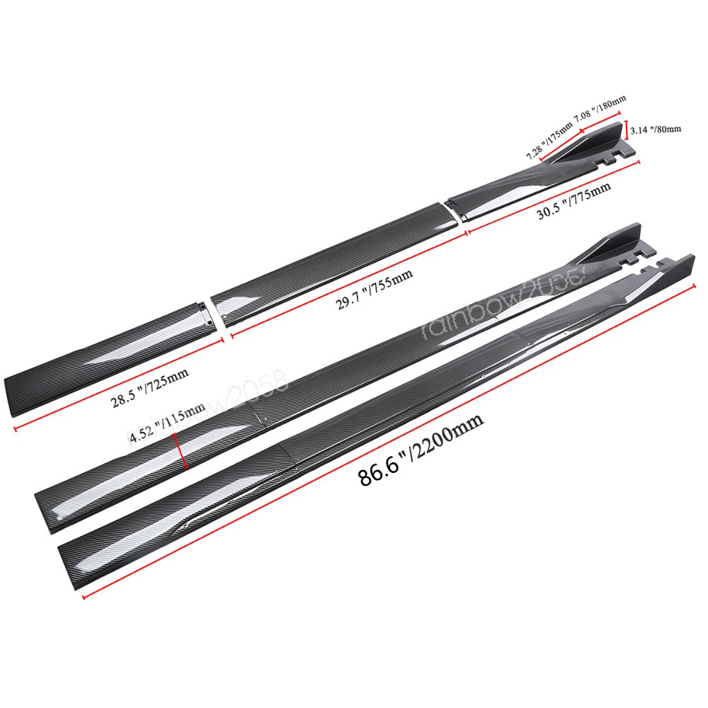 Acura NSX Front Running boards 4 pcs