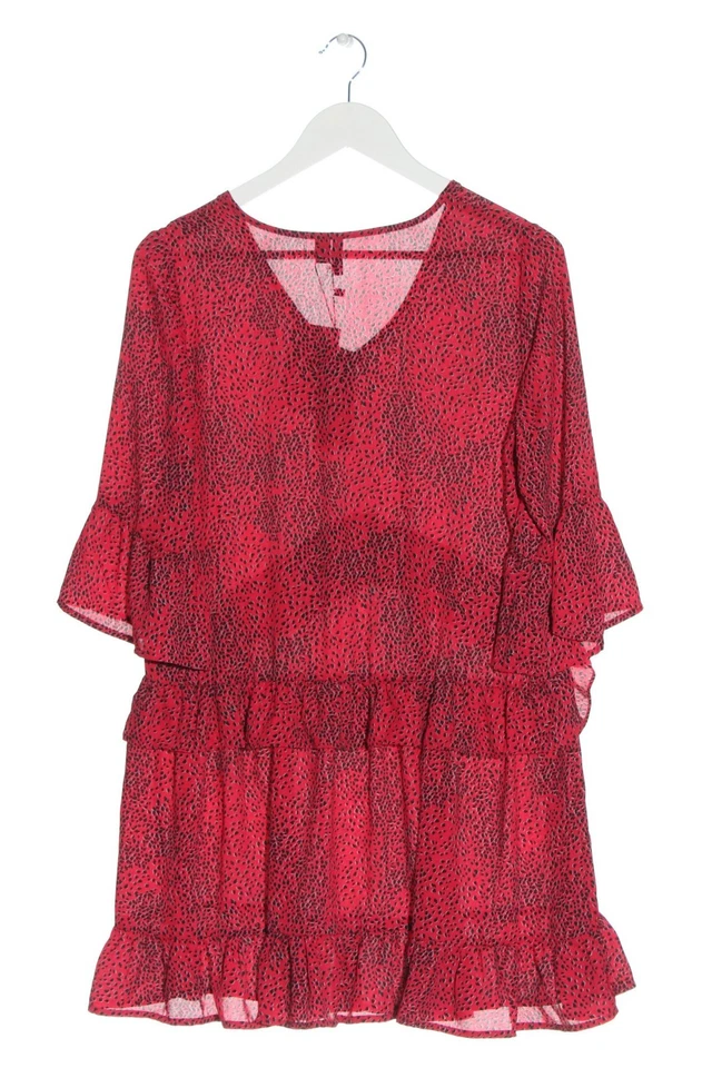 VERO MODA Vestido babydoll Mujeres Vestido Talla EU 36 rojo-negro look casual - Imagen 2 de 4