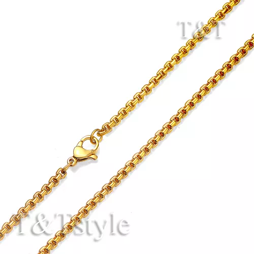 14k gold box chain 2mm deals