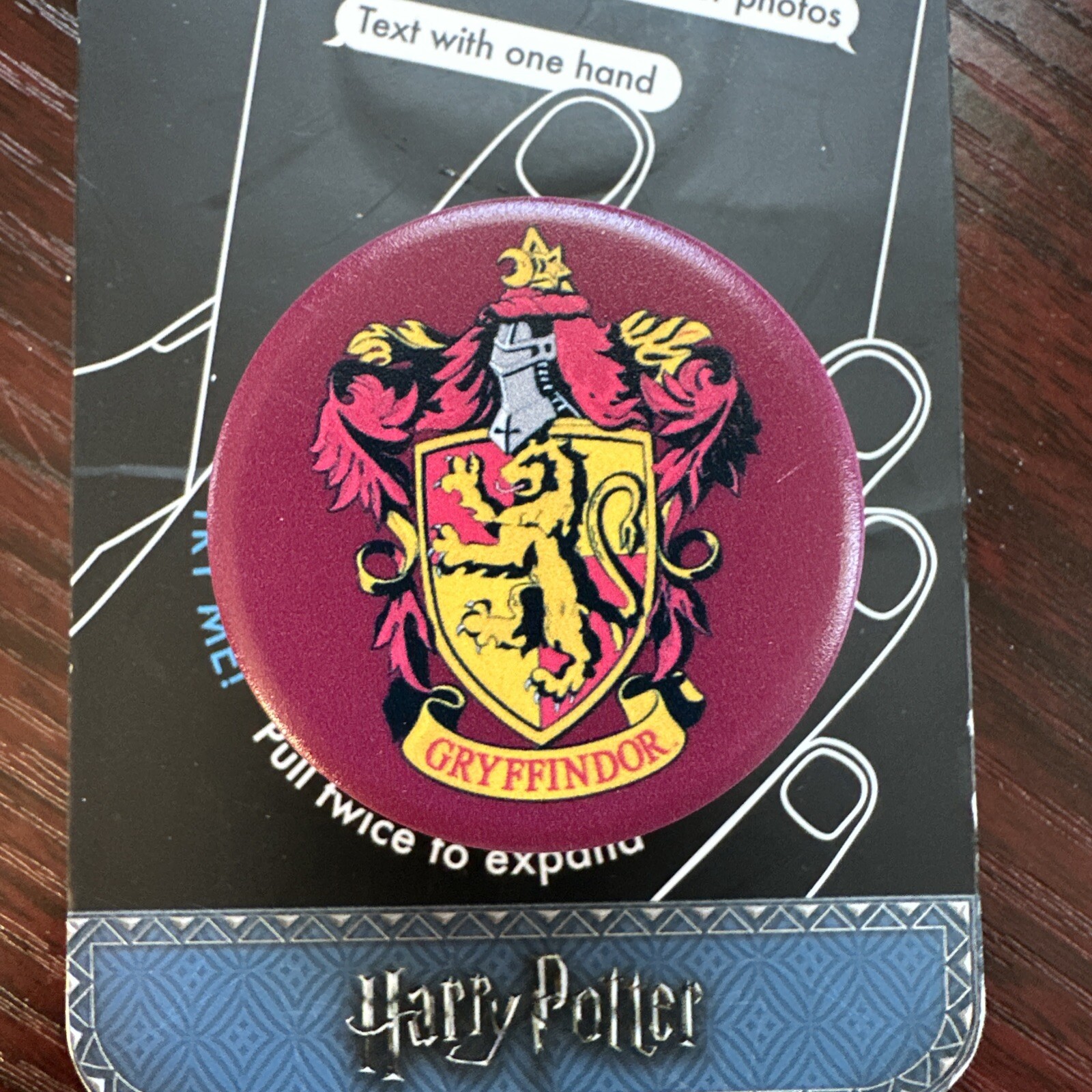 Popsocket Harry Potter Gryffindor Pop Socket Grip Phone Popgrip Swappable Top-image