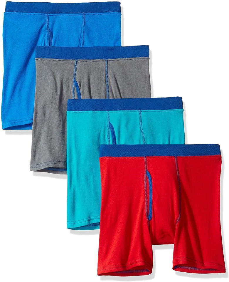 Calzoncillos boxer cómodos de algodón suave Hanes Ultimate Boys 247112 ropa interior talla M Foto 2 de 2