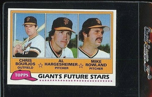 1981 TOPPS #502 SAN FRANCISCO GIANTS FUTURE STARS  - Picture 1 of 1