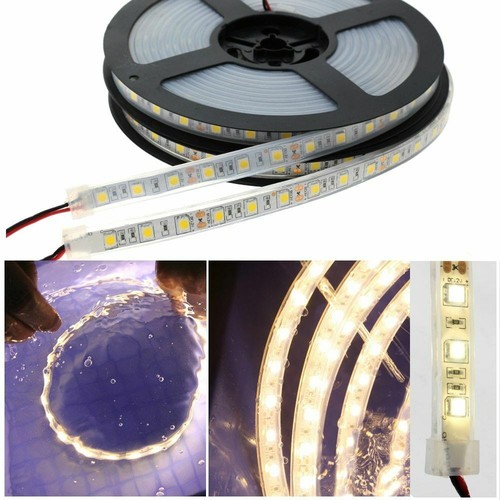IP67 IP68 Waterproof Under Water LED Strip Light 5050 DC12V Silicon Tube Outdoor - Picture 6 of 9