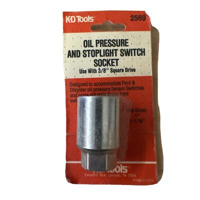 Oil Pressure and Stoplight Switch Socket K-D Tools #2569 (AA-33)