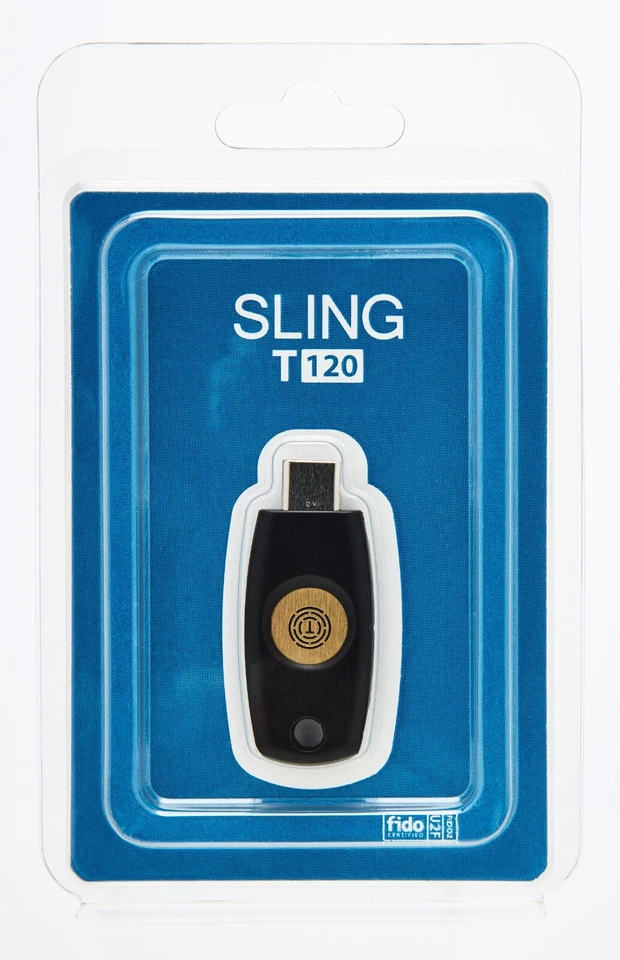 CHAVE DE SEGURANÇA SLING T120 FIDO2 u2f USB tipo C - Imagem 3 de 4