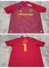 NWT Adidas MLS Jersey RSL Real Salt Lake JAY #1 Team Men Size XL 2019 2020