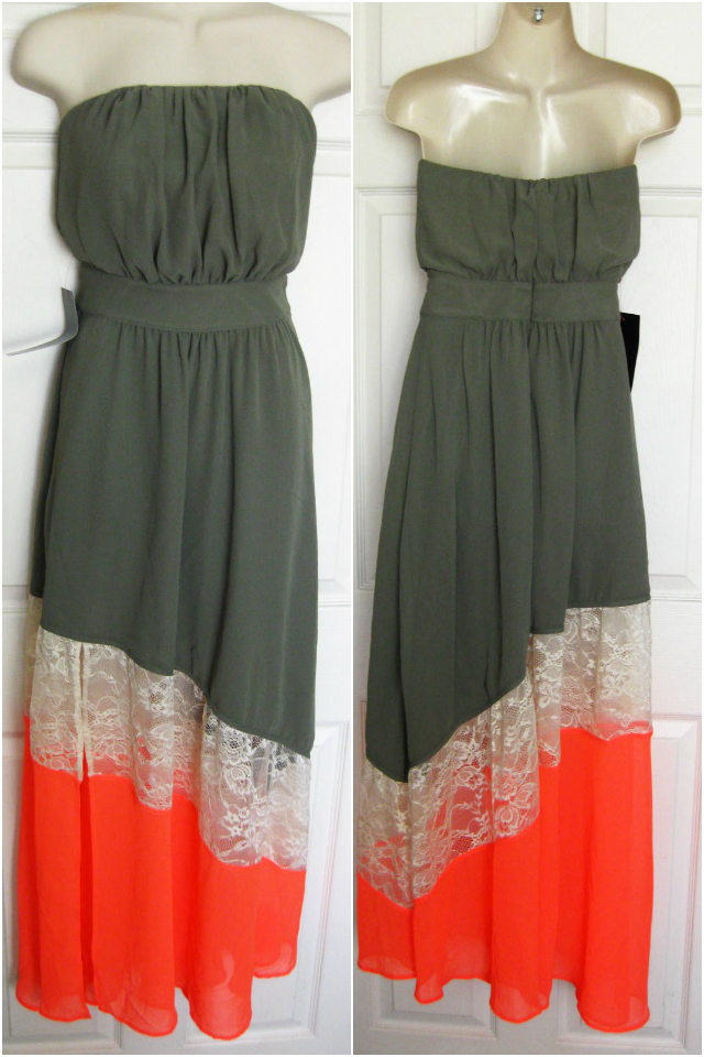 bebe green maxi dress Printed Satin Flounce Maxi Dress – bebe main image 1