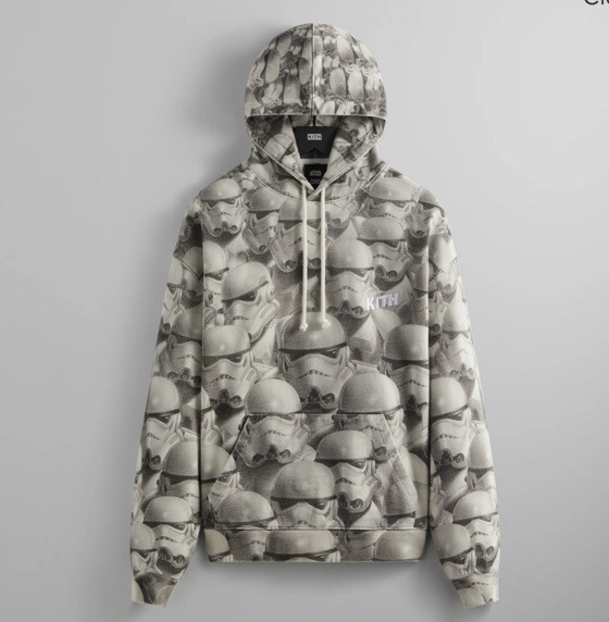 トップス KITH STARWARS stormtrooper vintagehoodie Buy Kith x Star Wars Stormtrooper Vintage Hoodie 'Waffle