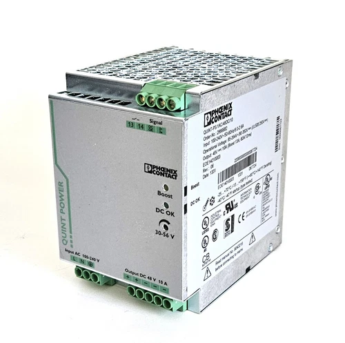 Phoenix Contact 2866682 Quint-PS/1AC/48DC/10 Power Supply DIN Rail 100-240V 48V