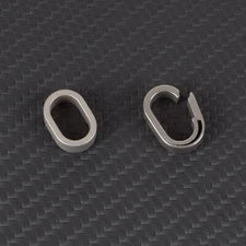 HotTitanium MINI Keychain Belt Buckle Multifunctional Outdoor EDC Snap Ring Loop
