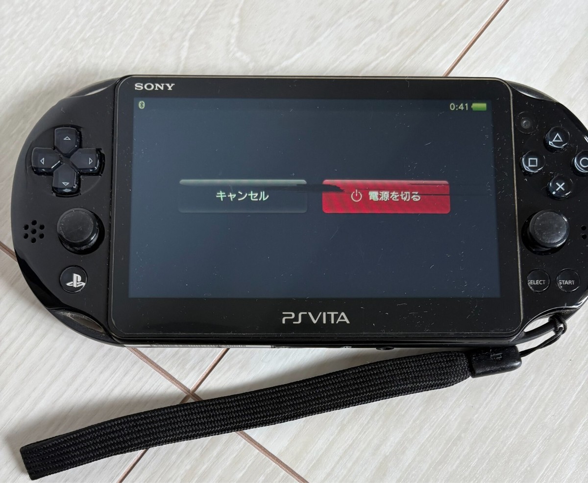 SONY - SONY ソニー PSP VITA PCH-2000 ブラック Sony PlayStation PS Vita PCH-2000 Console Operation