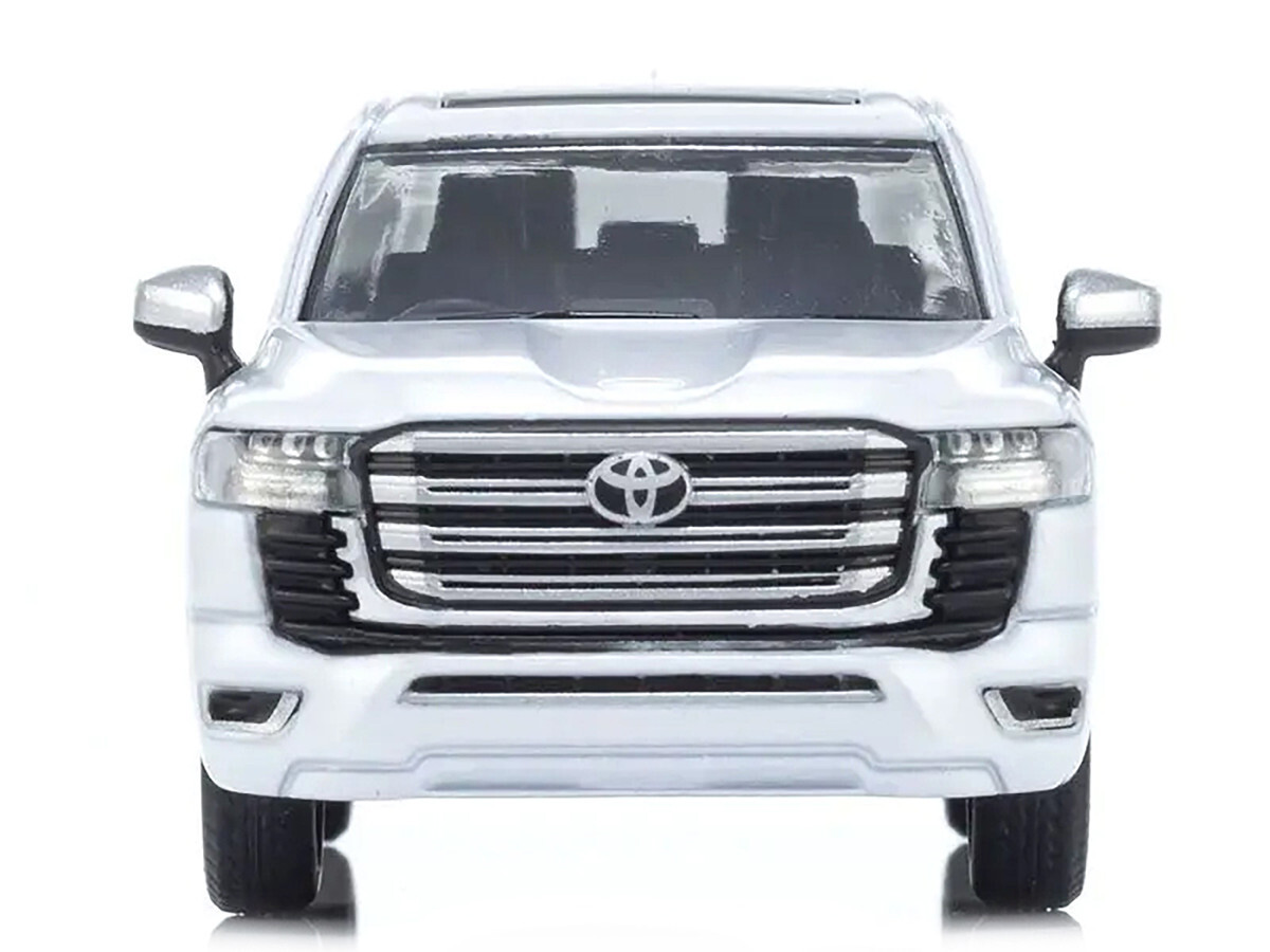 ミニカー KING Kyosho Toyota Land Cruiser ZX RHD Black W/Mini Book 1/64
