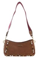 Guess Radar Top Zip Shoulder Bag Schultertasche Tasche Cognac Hellbraun Neu