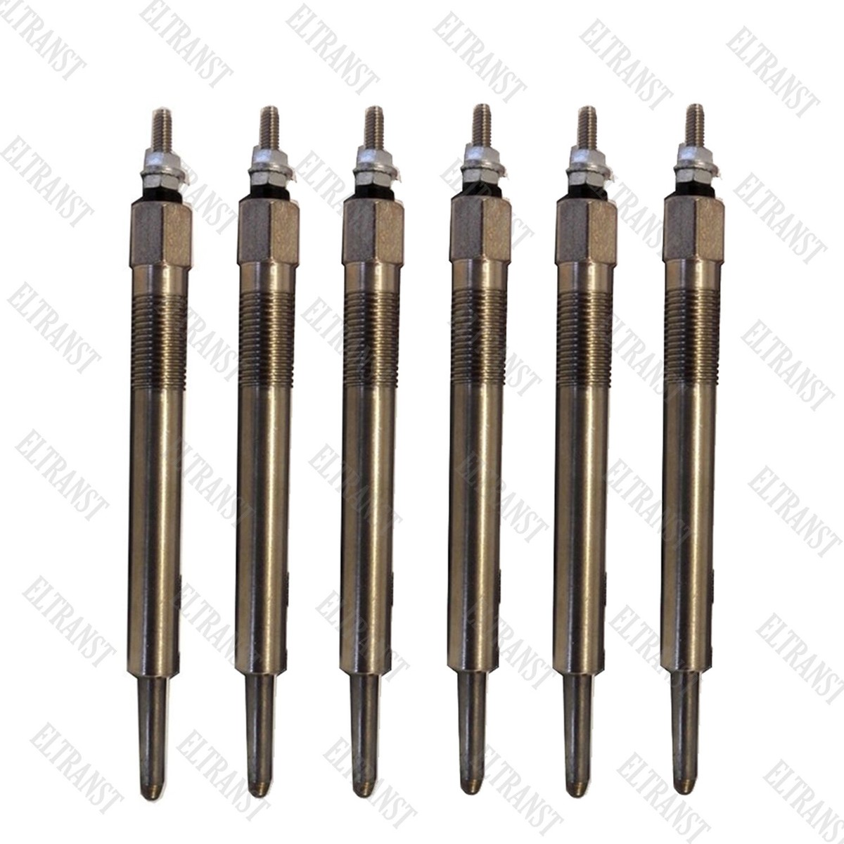 メル59252 6Pcs Glow Plug 1825130452 for Isuzu 6WG1 6BG1 Engine John Deere