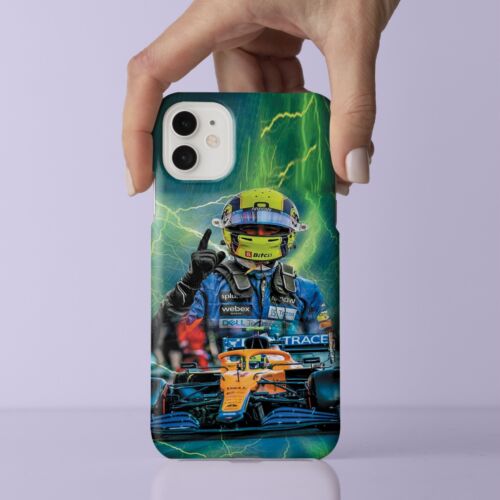 Étui téléphone Lando Norris antichoc formule conducteur pour iPhone différents modèles - Photo 1/10