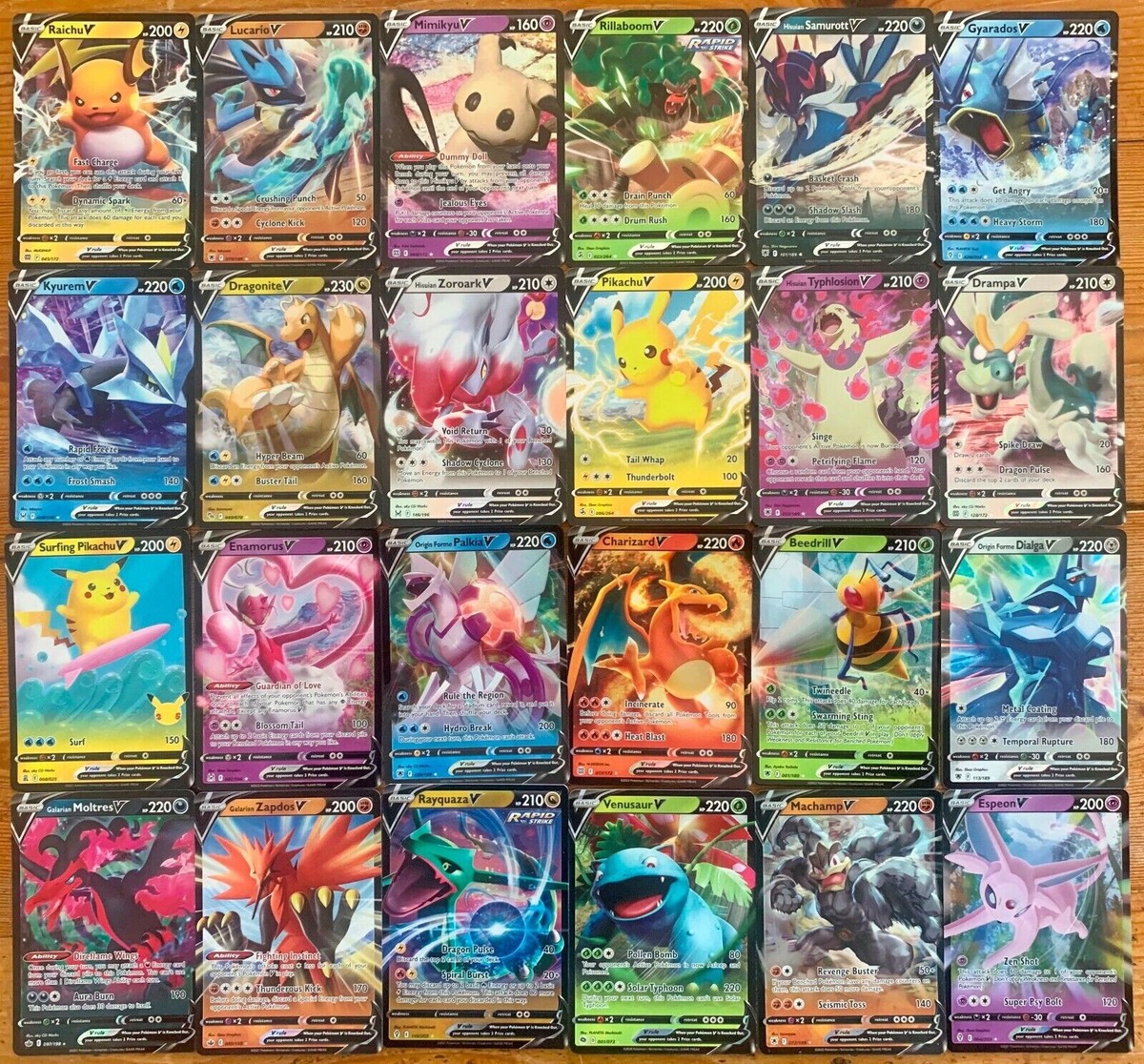 30 Pokemon Cards PREMIUM Lot - 4x ULTRA RARE-VMAX/V 5x HOLO 30 Pokemon Cards PREMIUM Lot - 4x ULTRA RARE-VMAX/V 5x HOLO