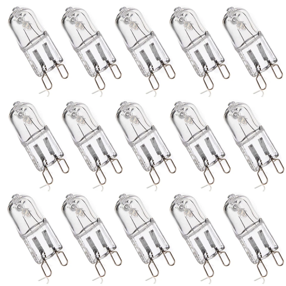 10/20PCS G9 Halogen Bulbs 25W/28W/40W/50W60W Warm Whtie CE ROHS filament Lamps - Image 2 of 4