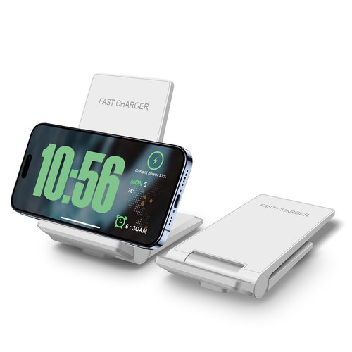 30W Wireless Charger Station Foldable Charging Dock For iPhone 15 14 Samsung S24 - Picture 18 of 26