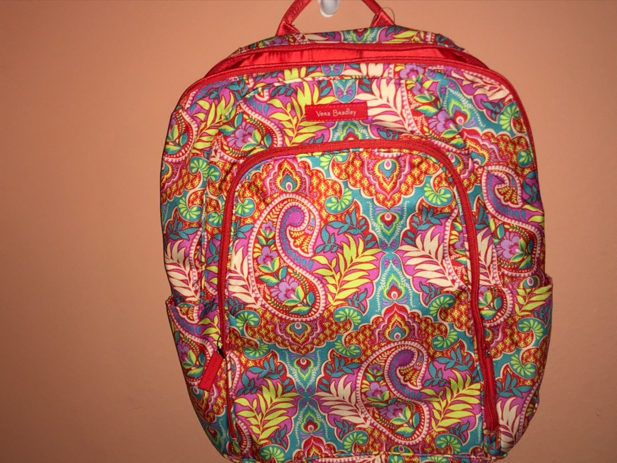 VERA BRADLEY ? PAISLEY IN PARADISE ? LAPTOP BACKPACK  display picture 3