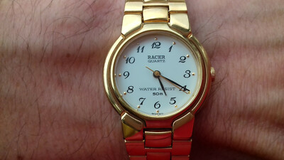 Racer ORIENT B05F901 BASE METAL WATCH VINTAGE COLLECTION JAPAN NOS MONTRE UHR