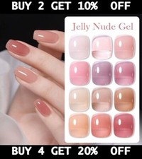 BORN PRETTY Jelly Nagel Gellack Nude 7ml Tran...