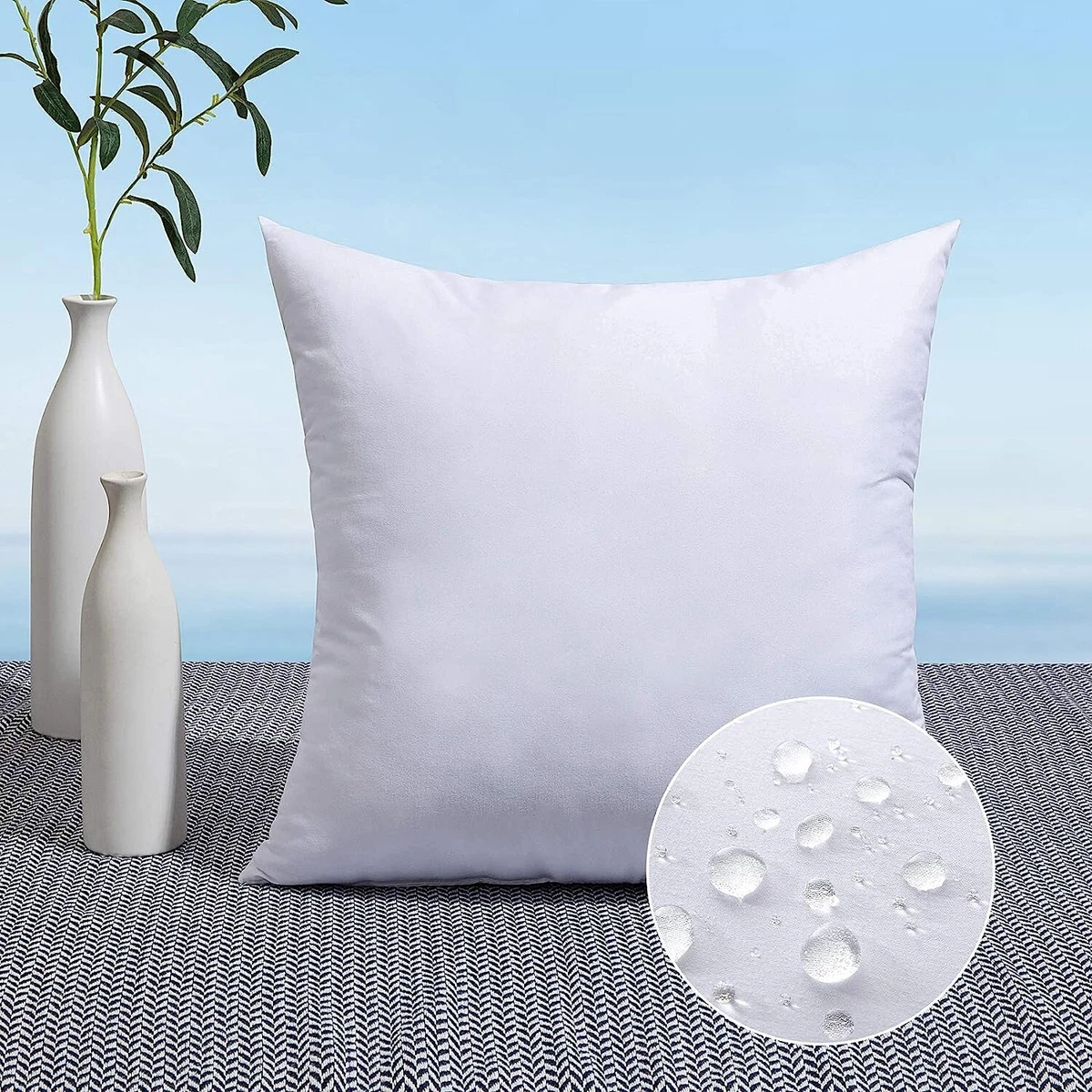 18X18 Pillow Insert, Outdoor Waterproof Throw Pillow Inserts Hypoallergenic  Prem